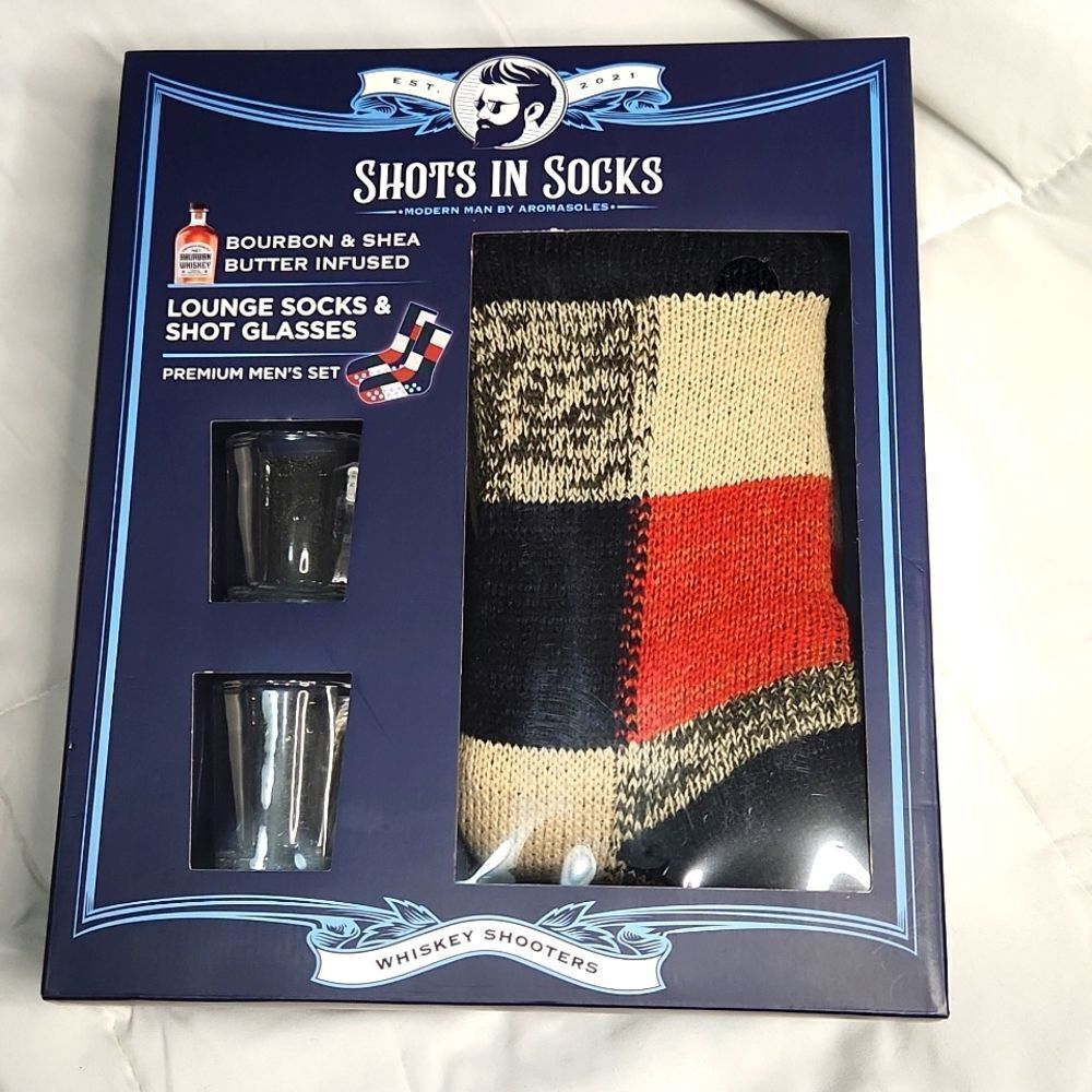 Men Gift Set | Shots in Socks | Bourbon & Shea Lounge